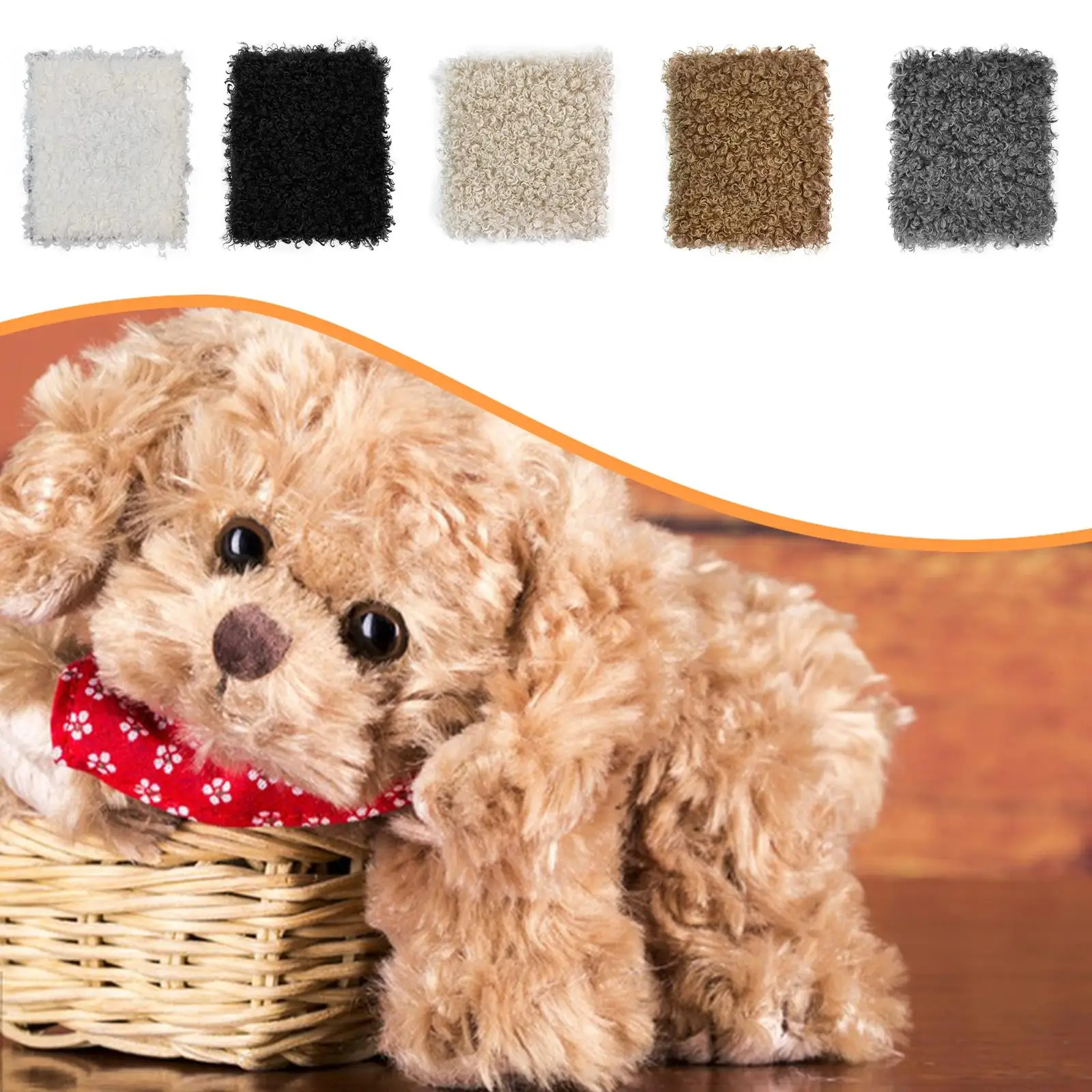 

Искусственный мех с кудрявой текстурой, мягкий плюшевый флис, ткань под искусственную шерсть для волос кукол, пальто, шарфов, шитья и декора