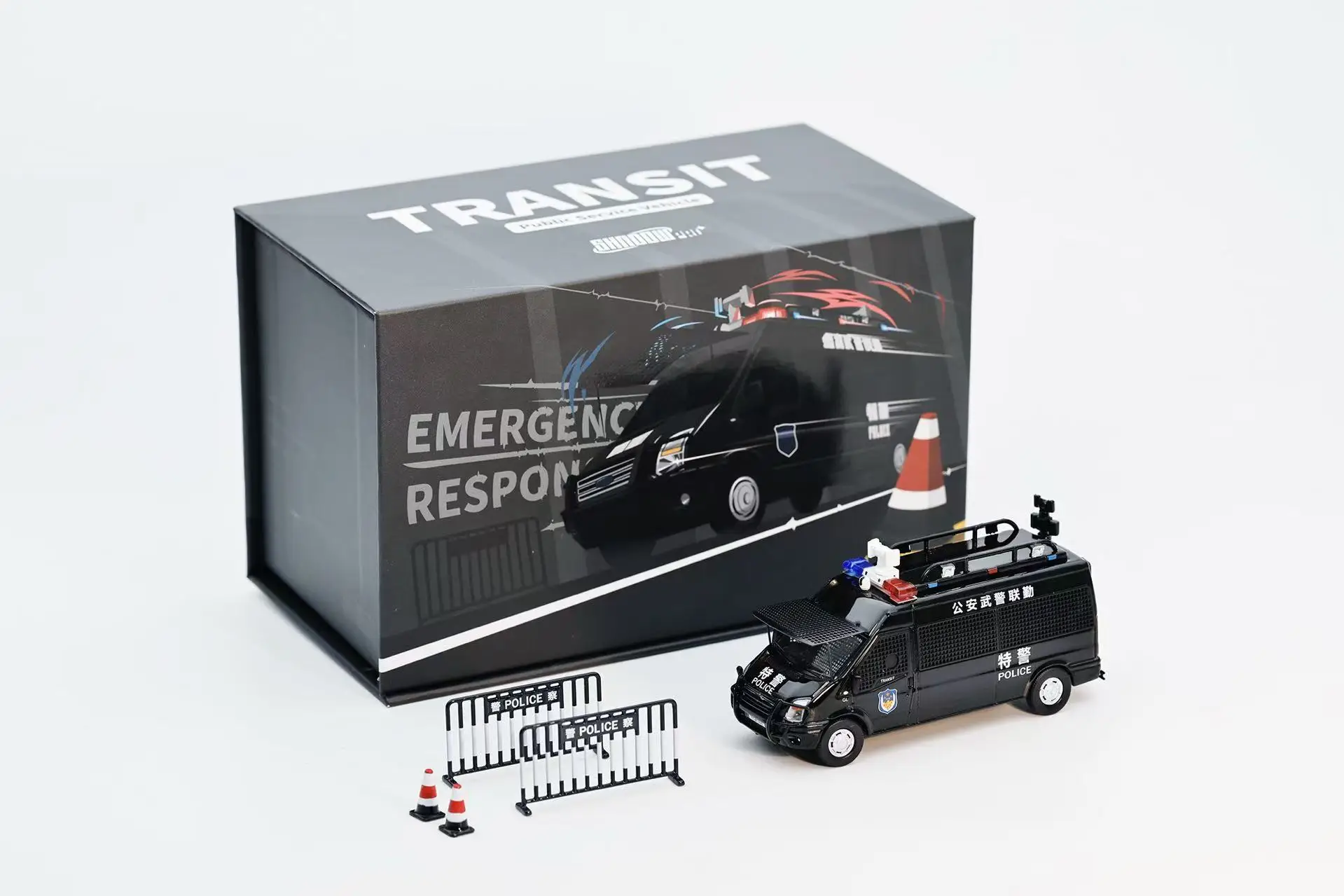 Diecast GCD Shadow Pro 1:64 Scale Police Car Alloy Car Model - view 5