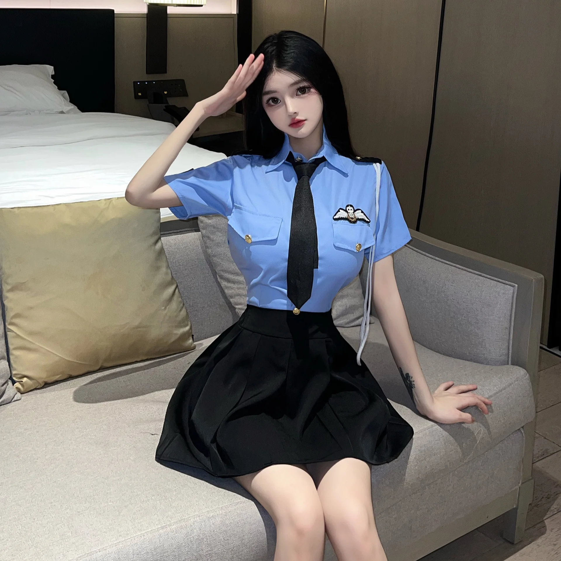 

Sexy underwear policewoman no stripping policewoman uniform seduction police uniform passion suit