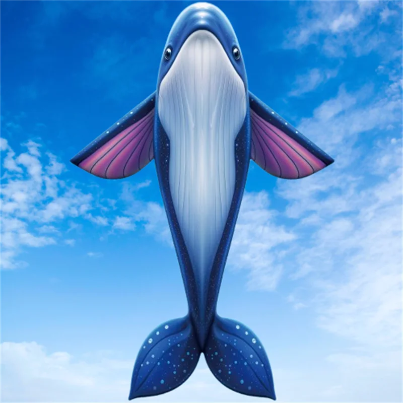 Free shipping Whale Kites outdoor games gardens flying adults kite weifang kite factory outdoor toy fun toys new shape kite koi