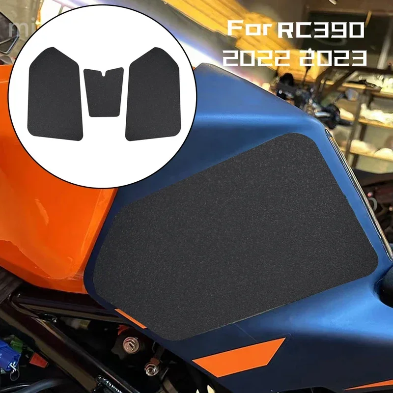 

For KTM RC390 motorcycle 2022 2023 22 23 tank traction pad anti slip sticker gas knee grip protector