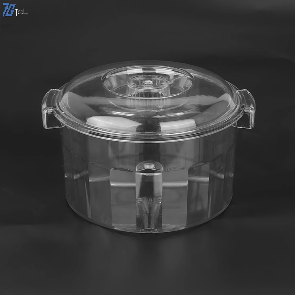 Manufactured ! KT-185 KD-185 Magnetic Clear Tumbler/Bucket, Glass Barrel