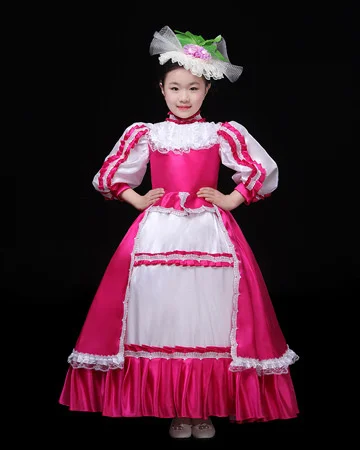 European Palace Retro Dress Girls abiti Vintage per ragazza Lolita Princess Ball Gown Kids Boutique Clothes abiti di compleanno