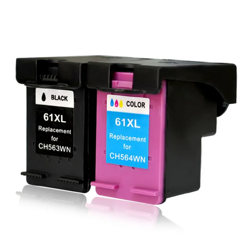 Картридж чернильный совместимый с HP 61 XL CH563WN CH564W Deskjet 1056 1000 J110a 1010 1510 2050 J510a Printer 61XL