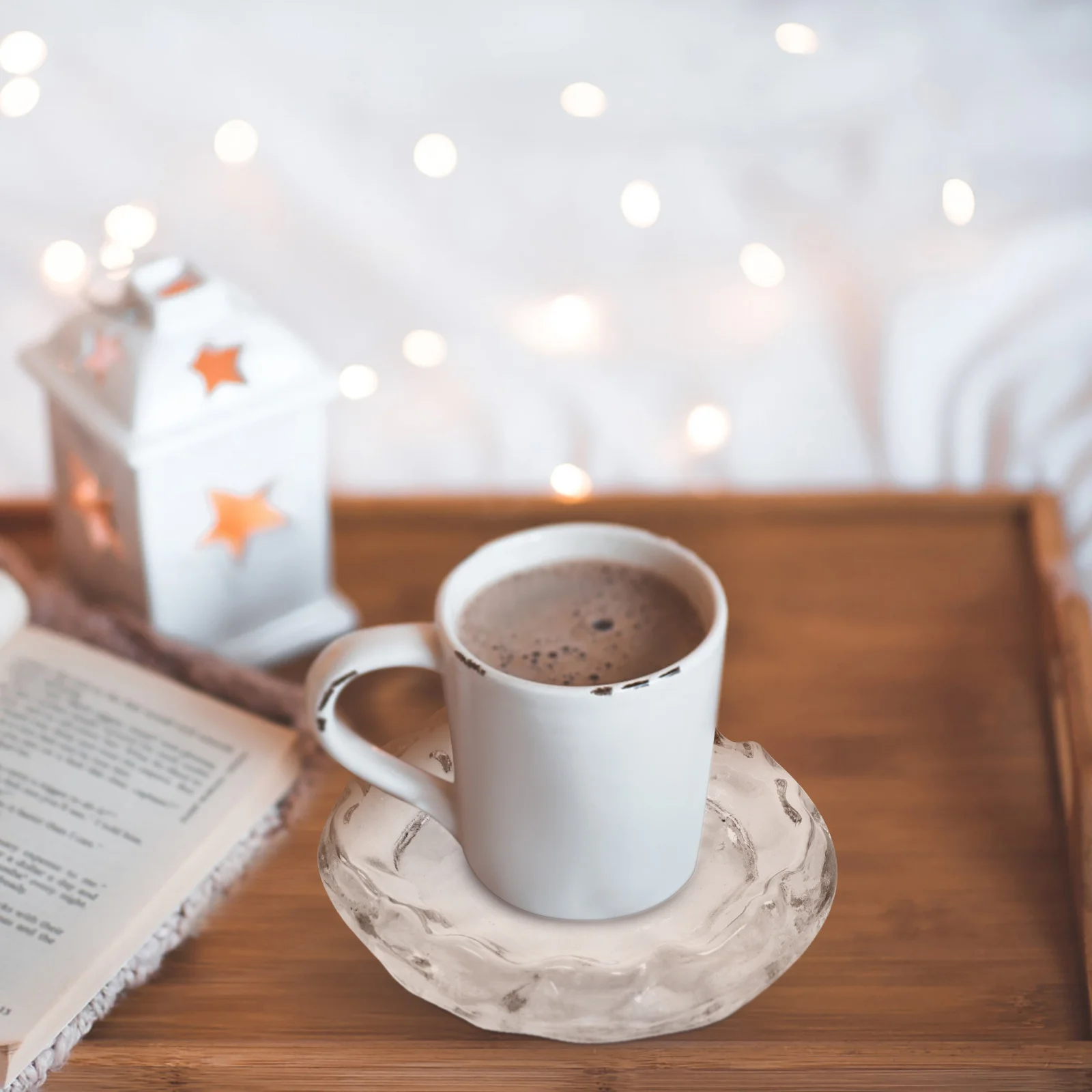 

Mug Coaster Cup Mat for Home Use Mats Drinks Teacup Mat、 Glass Table Coasters Coffee Decorations