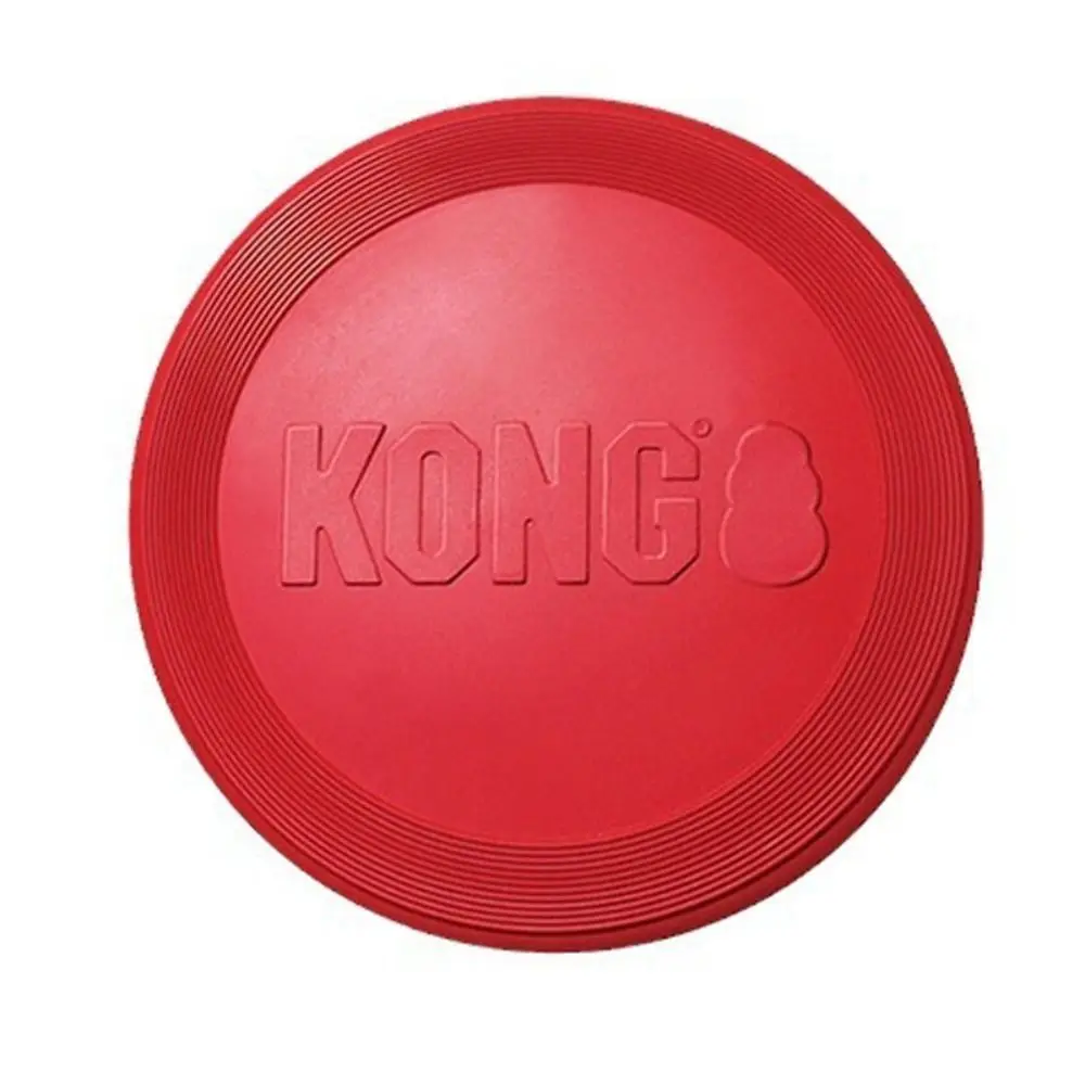 New Durable Kong Dog Toys Safer Healthy Activity Kong Flyer Rubber Outdoor Flying Disc