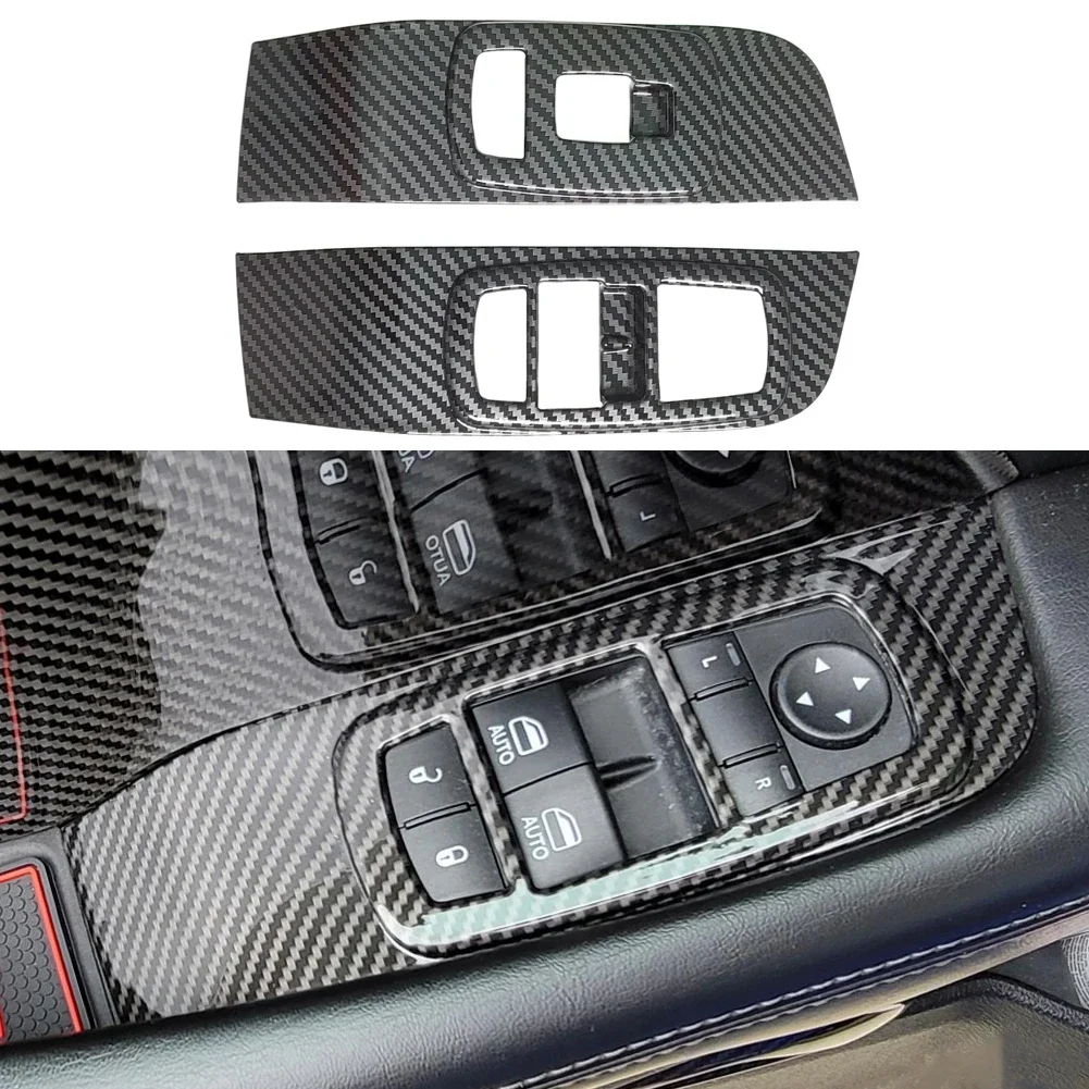 Door Window Switch Panel Cover Window Control Trim for Dodge Challenger SXT GT R/T SRT Accessories 2015-2021 2022