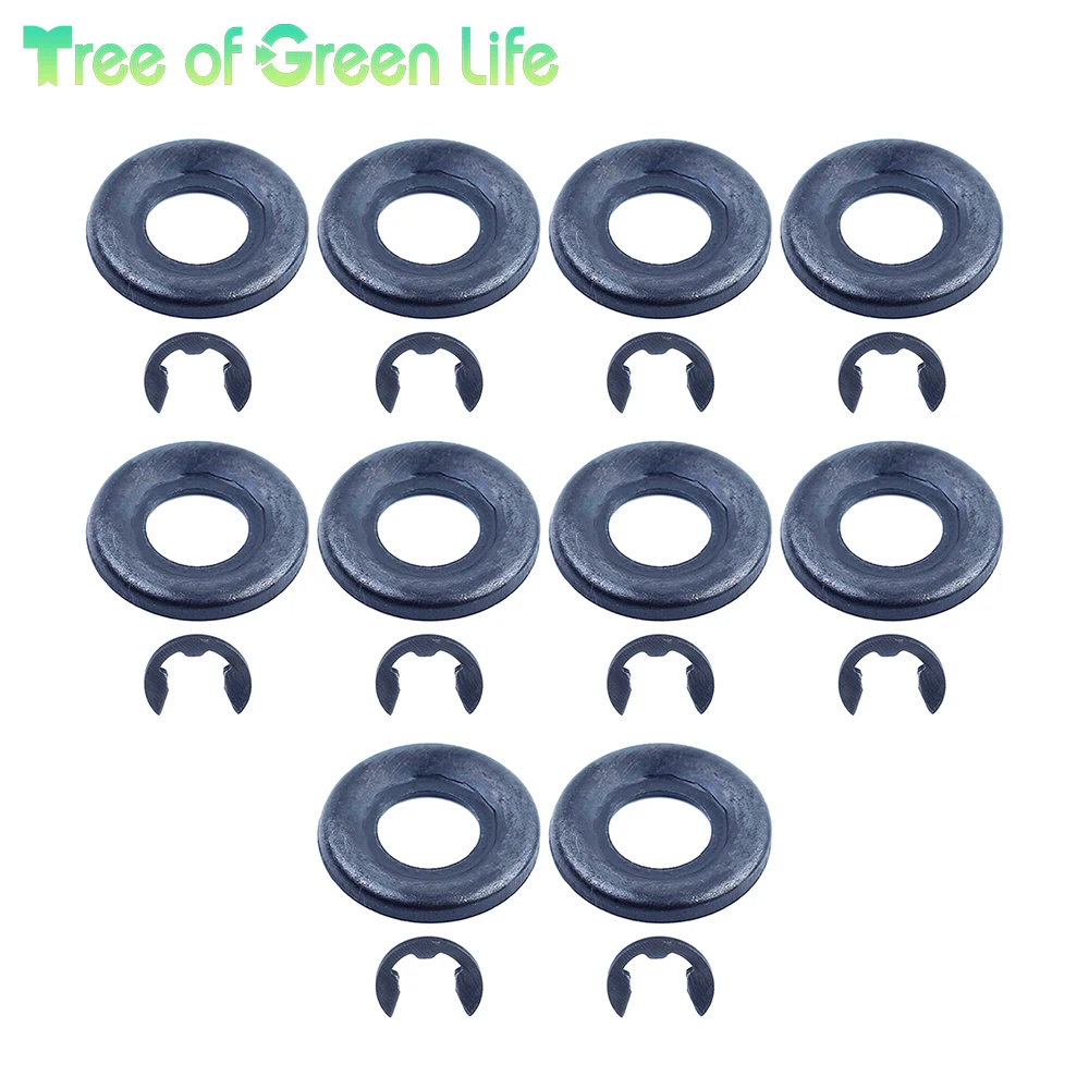 10Pcs Clutch Sprocket Washer Clip Kit For Husqvarna 362 365 371 372 385 390 570 575 576 XP Chainsaw Replacement Parts бензопила