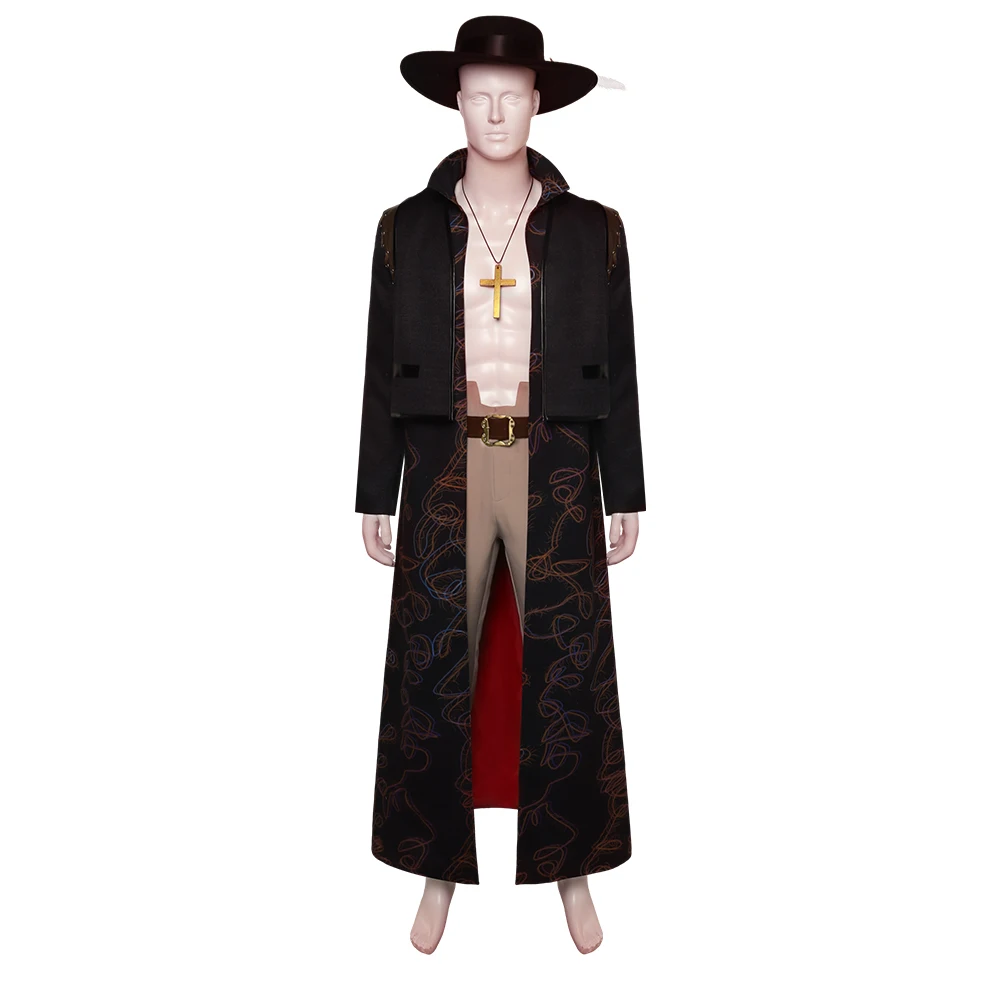 Fantasy Dracule Mihawk Cosplay Costume Live Action Fantasia Adult Men Jacket Pants Hat Outfits Halloween Party Disguise Suit