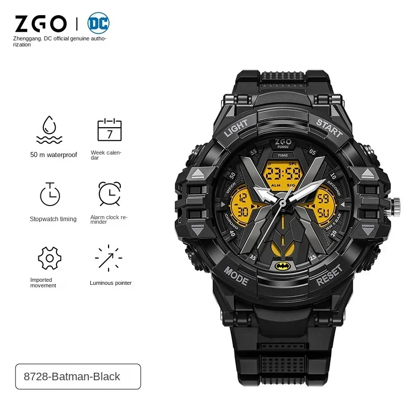 

Batman Watch Sports Waterproof Smart Mechanical Luminous Electronic Watch DC Hero Superman Student Boy Birthday Gift