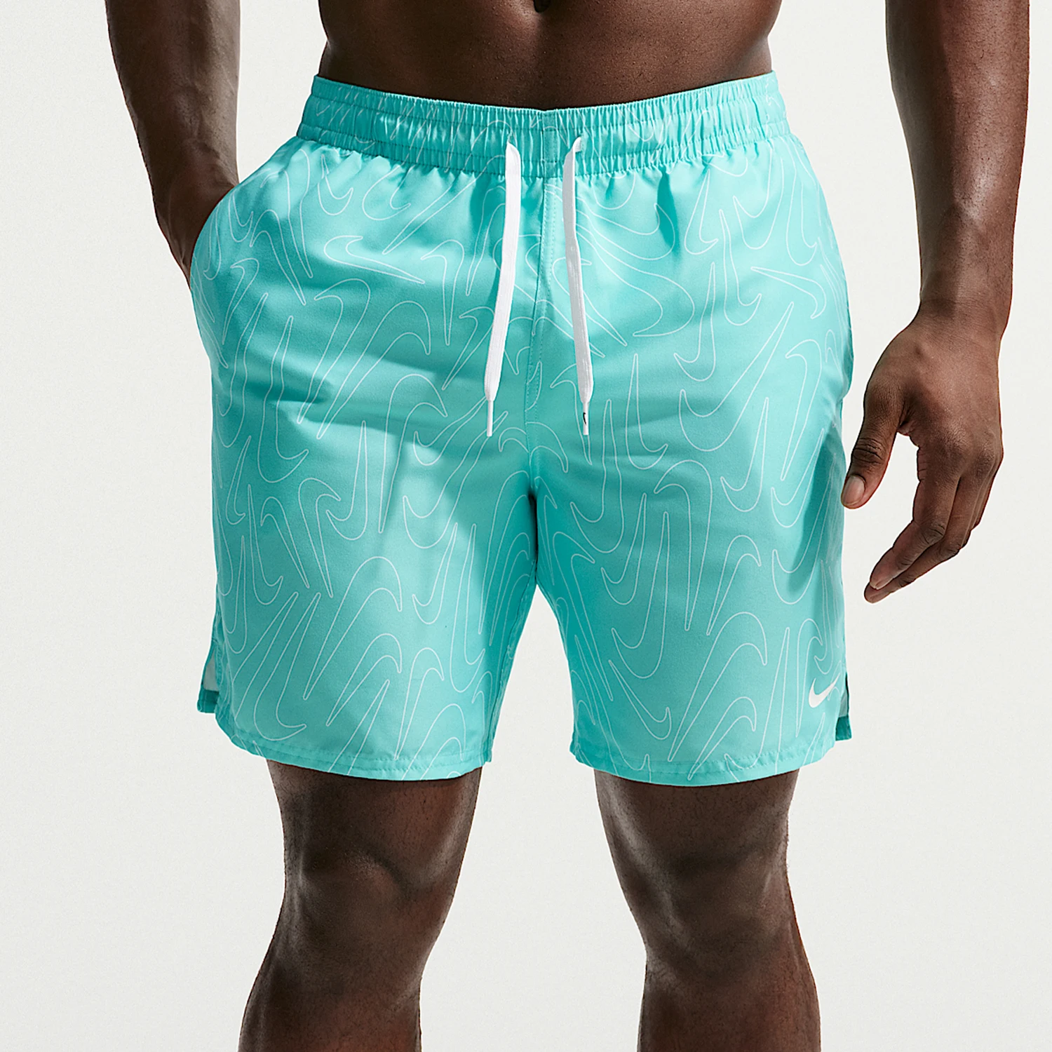 Nike genuine Swim Breaker men's beach fashionable retro shorts IQ7753-368