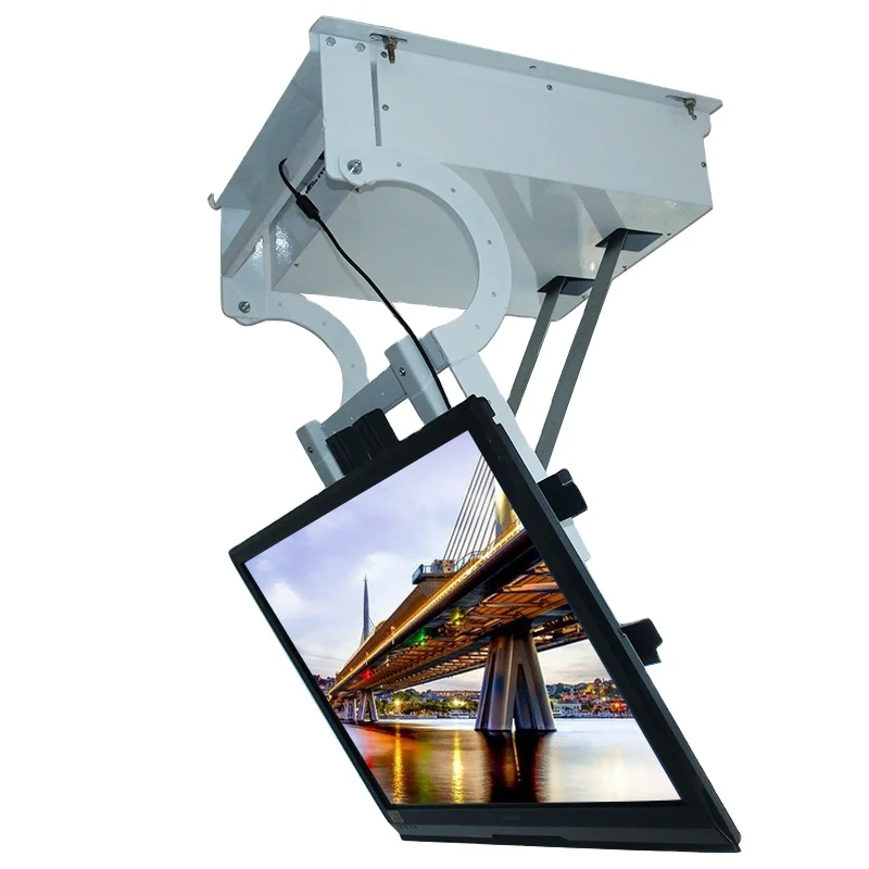 

Remote Control Working Motorized Ceiling TV Lift Drop-Down TV Mount For Office & School Room TV Mounts & Carts Product