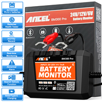 ANCEL Battery Tester Analyzer BM300 Pro Battery Monitor 24V /12V SOC Battery Health Analyzer Automotive Battery Tools