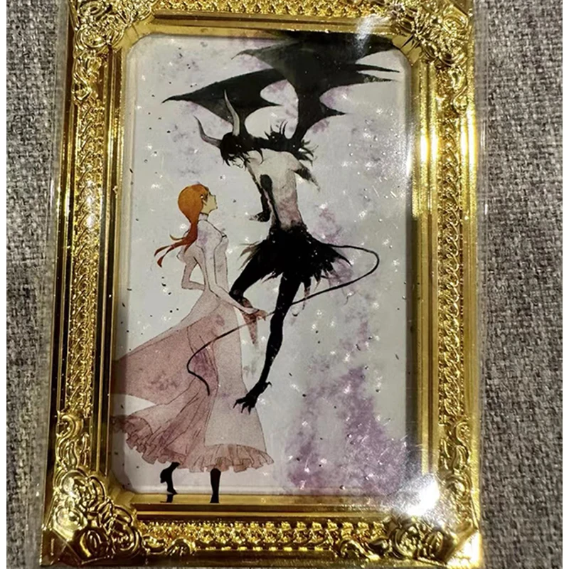 Anime BLEACH Inoue Orihime Kuchiki Rukia Kurosaki Ichigo Metal frame arma collection card giocattoli per bambini scheda di gioco da tavolo