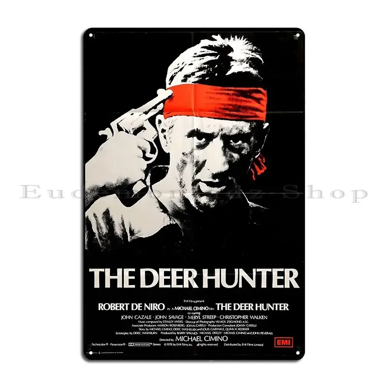Proud The Deer Hunter 1978 Movie Poster Gifts Metal Sign Designs Cinema Cinema Retro Cave Tin Sign Poster