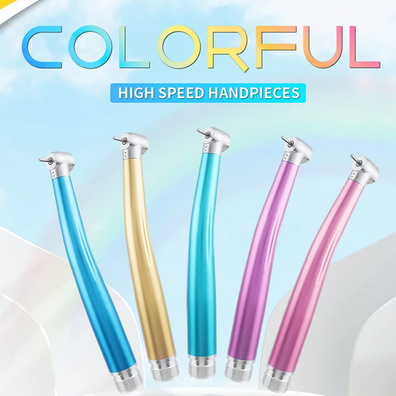 Dentistry Colorful High Speed Handpiece Air Turbine B2 M4 Ceramic Bearing Dental Teaching Model Products Dentist Tips