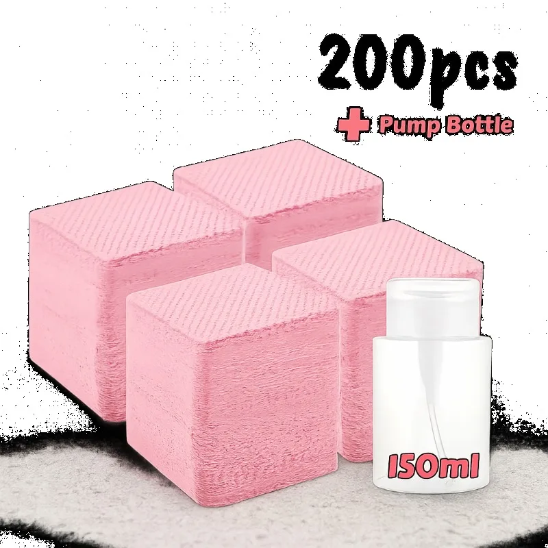 20/400 قطعة خالية من الوبر مناديل الأظافر جل تنظيف الأنسجة خالية من الألومنيوم مزيل طلاء الأظافر منصات ل NaiArt الجمال تنظيف أداة العناية