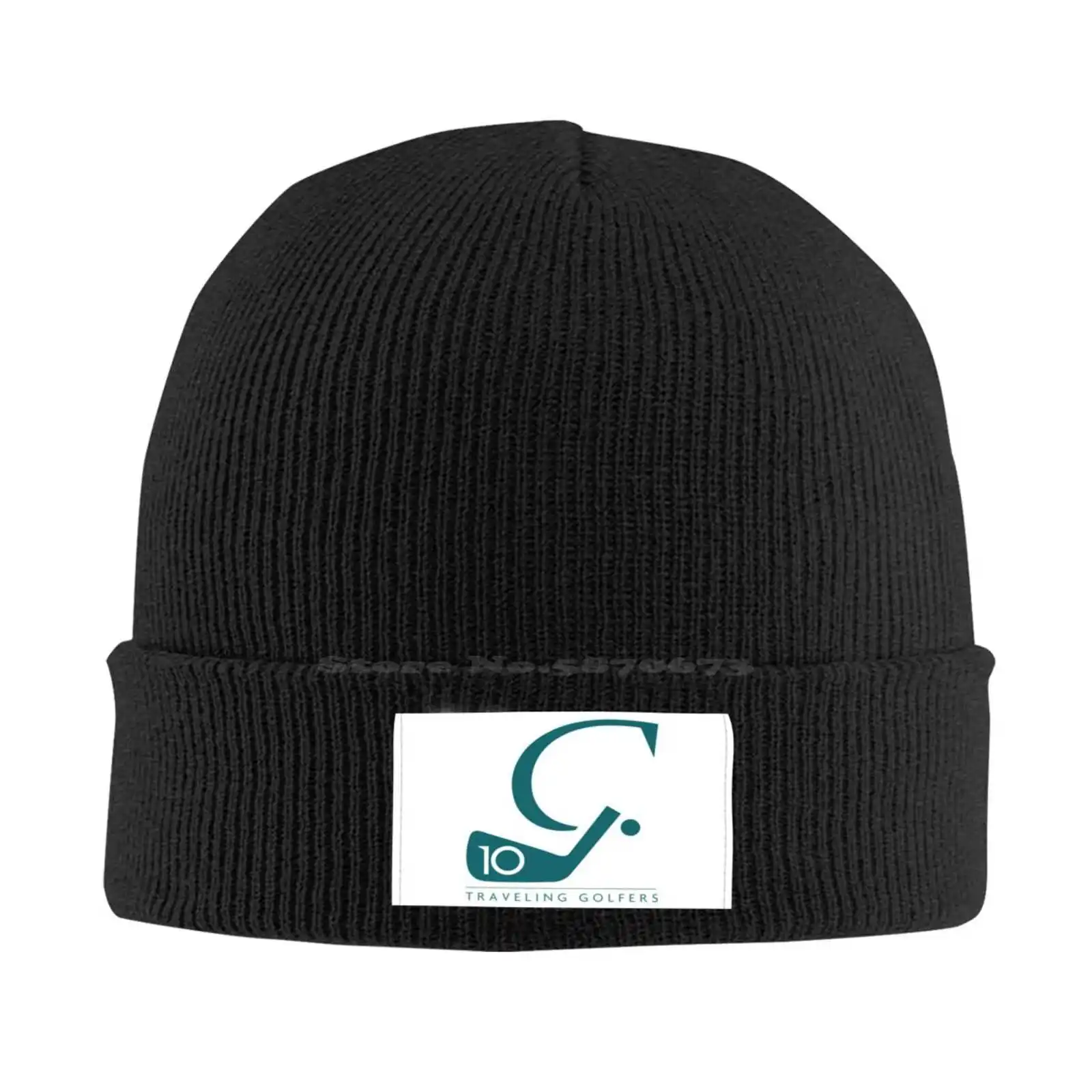 Traveling Golfer Logo Print Graphic Casual cap Baseball cap Knitted hat