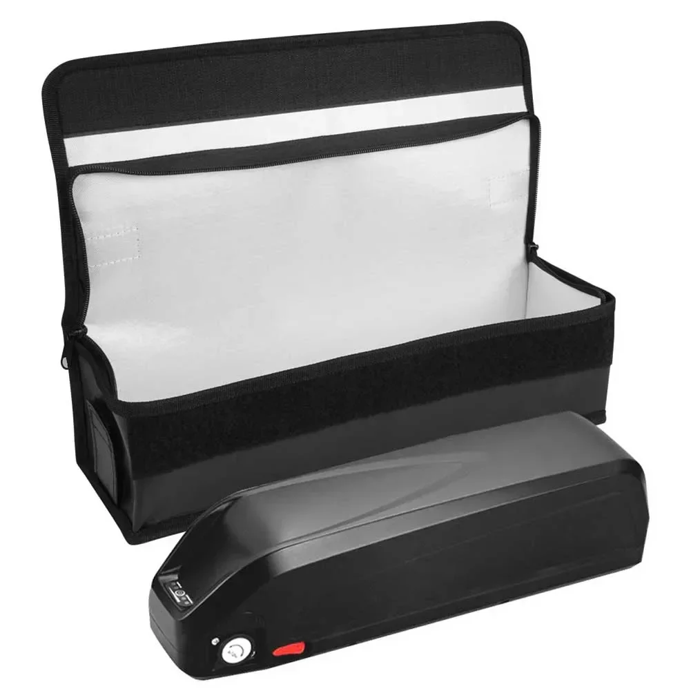 1PC Bicycle Battery Storage Bag Fire Resistant ExplosionProof Safety Storage Bags For E-Bike Battery-Lithium Ebike Battery Bag