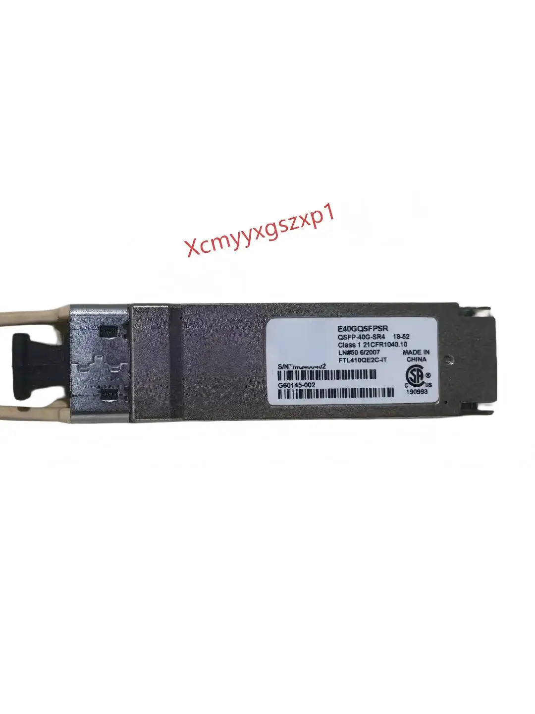1 piece second-hand INTEL E40GQSFPSR QSFP-40G-SR4 FTL410QE2C-IT 40G 150m QSFP+ Transceiver