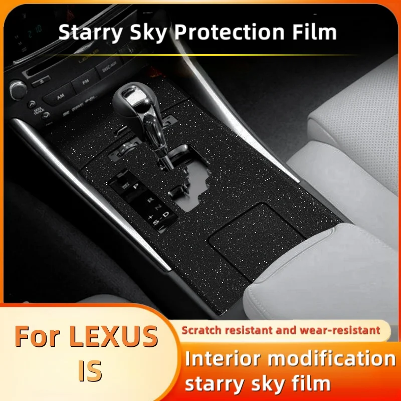 For LEXUS IS 2006-2018 Starry Sky Film Interior Modification Central Control Instrument Screen Protective Film Car Accessories