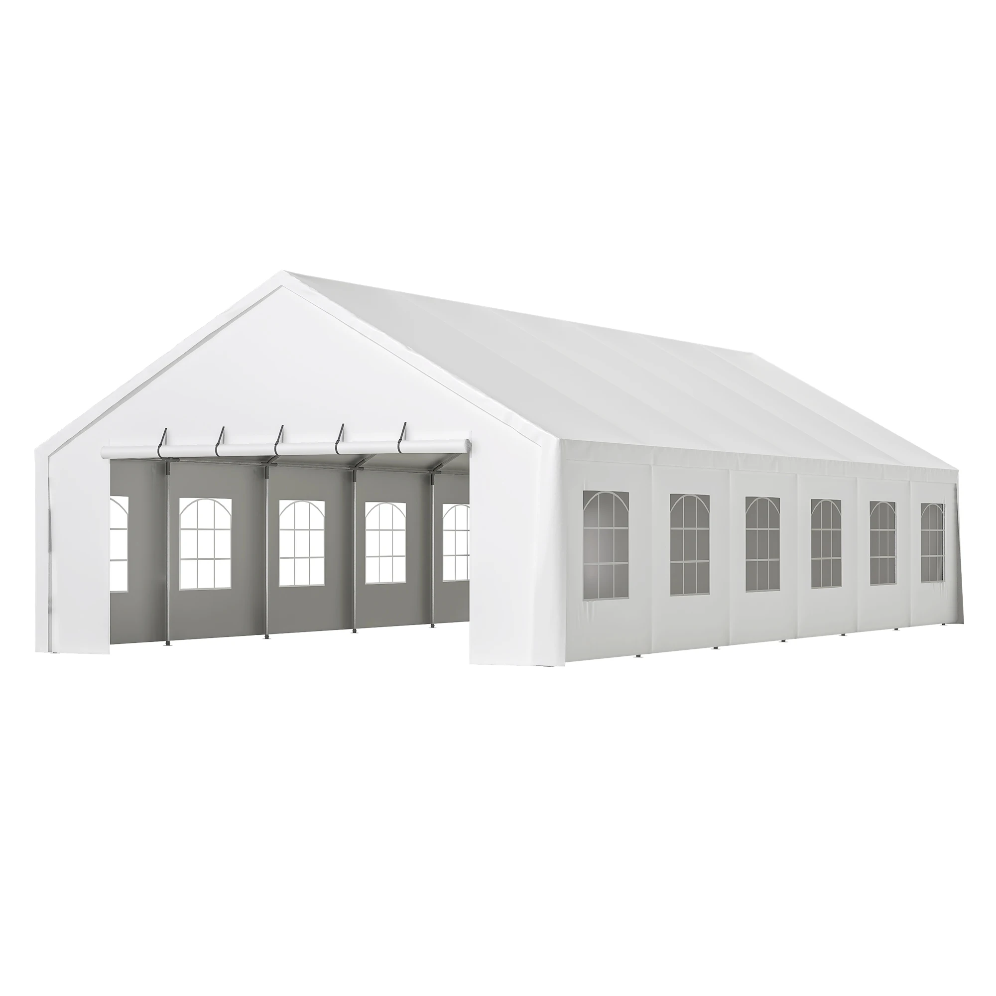 

20x40FT Heavy Party Tent, Large Commercial Canopy with Removable Sidewalls & 3 Carry Bags for Weddings, Events, and Outdoor