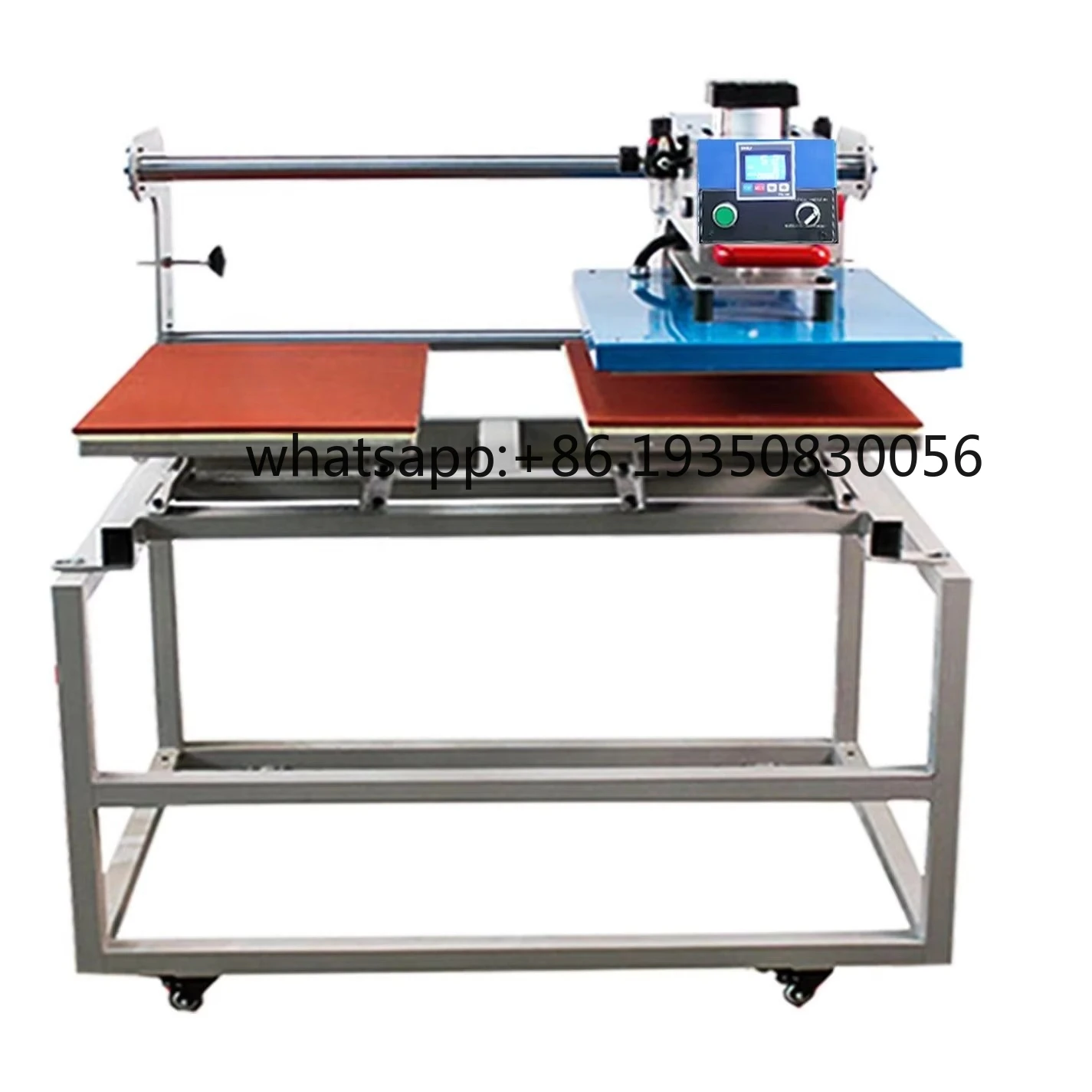 

Heat Transfer Press Machine Small Pneumatic Double Station Hat T-shirt Clothing Printing Press Machine
