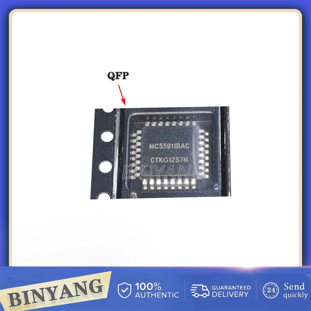 5pcs/Lot MC33911BAC MC33911 QFP32 100% new imported original IC Chips fast delivery