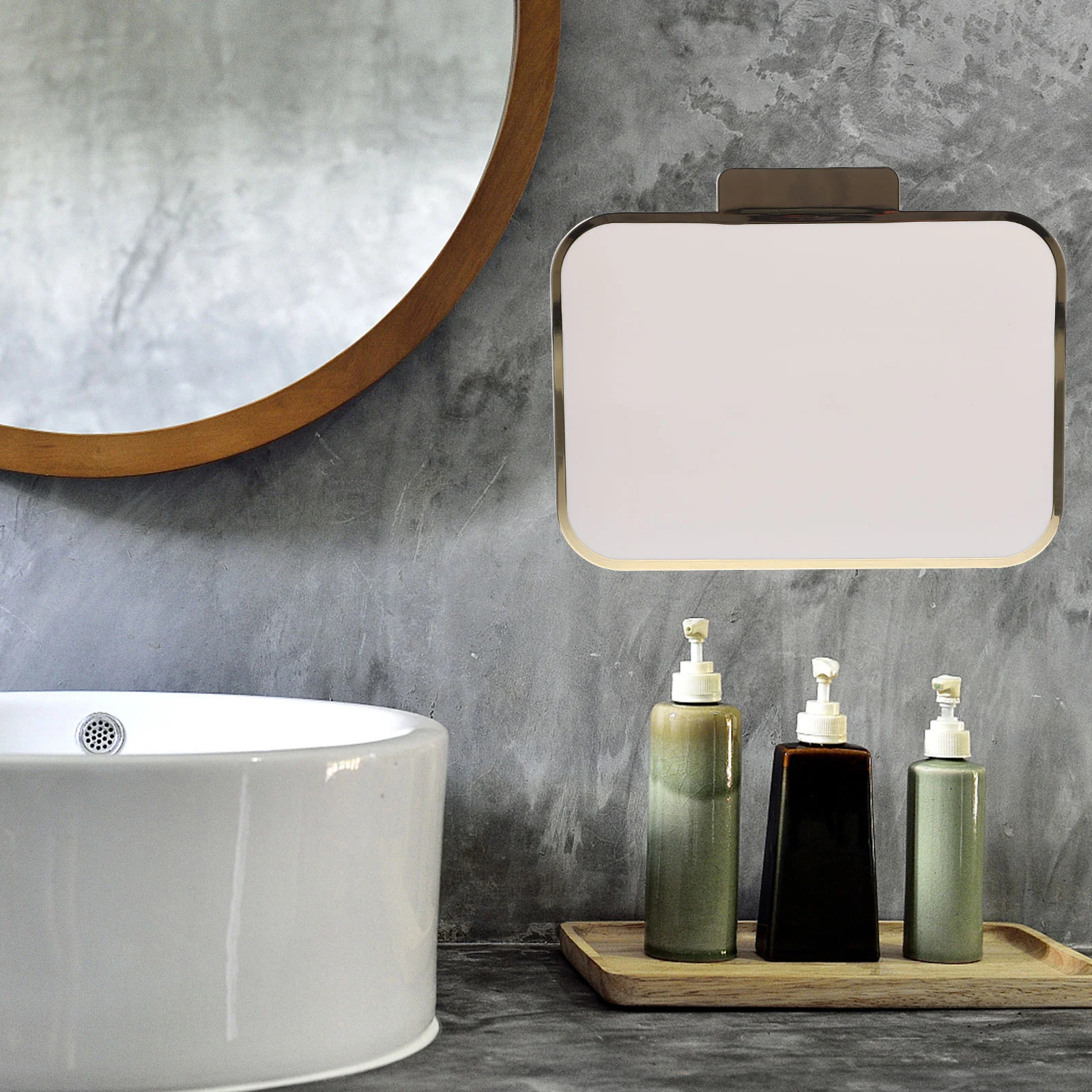 

Wall Mount ABS Wall Mount Soap Box Self Draining Functional Bathroom Decor Travel Size Soap Box Holder