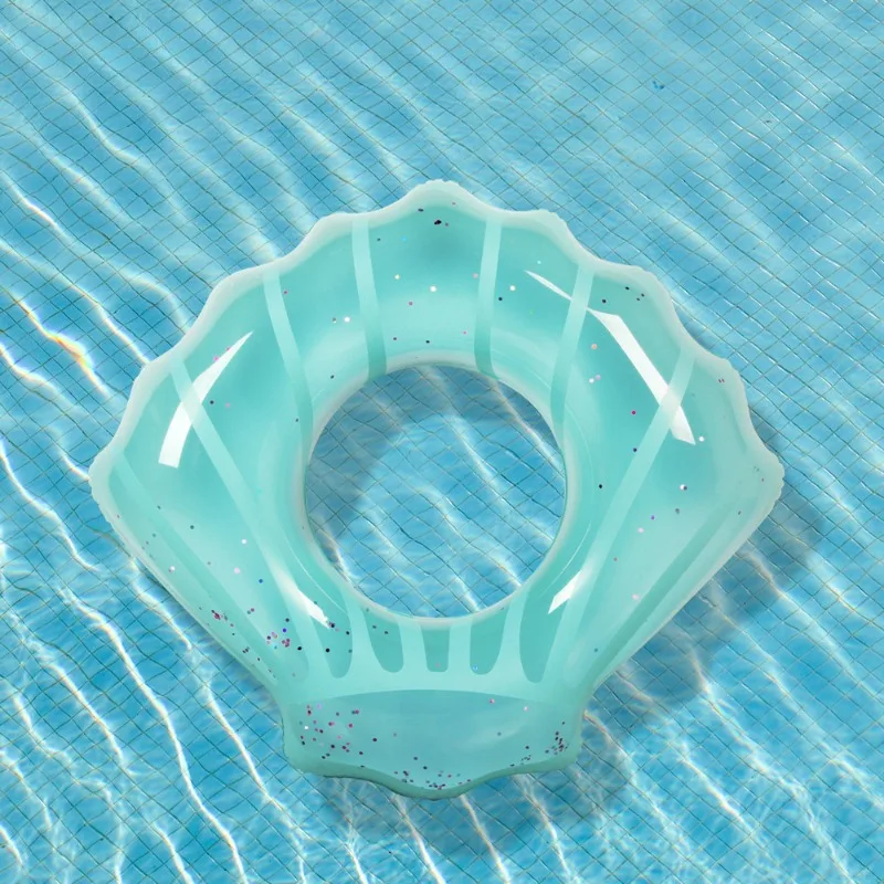 Wholesale of Adult Thick PVC Water Inflatable Swimming Rings Shell Buoyancy Lifebuoy Seat Inflatable Swimming Rings