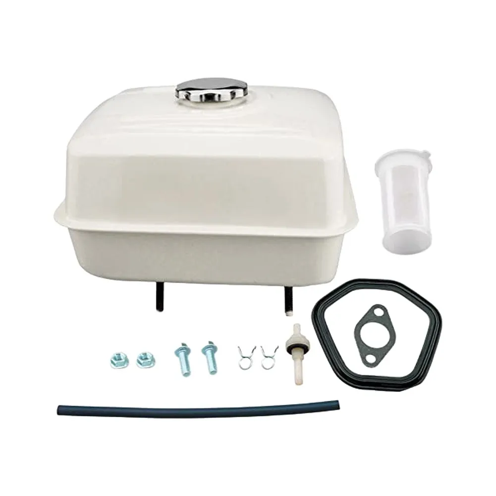 8HP 9HP Fuel Reservoir Gas Tank For Honda For Outdoor Power Equipment White Gas Tank Complete Mounting Hardware