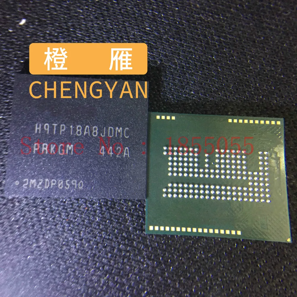 CHENGYAN 1-10pcs H9TP18A8JDMCPR-KGM H9TP18A8JDMCPR KGM H9TP18A8JDMC PRKGM FBGA162 128+8(EMMC+LPDDR2)EMCP 16+1 GBytes