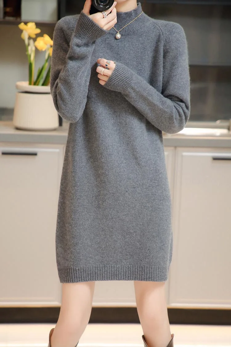 

Knee Length Pullovers For Woman Sweaters Jumpers Women Knitted Slash Style Athleisure Middle-Aged Moricore Lace Twisted Harajuku