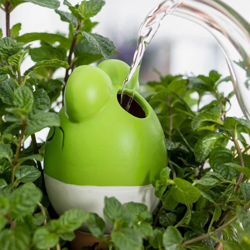 

4Pcs Automatic Plant Waterer Frog Shape Self Watering Device for Indoor Succulent Garden Watering Tool Automatic Plant Waterer