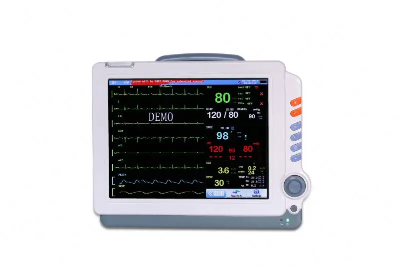 Medical Patient Animal Vital Sign Dog Pet Heart Rate Ultrasound Machine Portable Multiparameter Veterinary Patient
