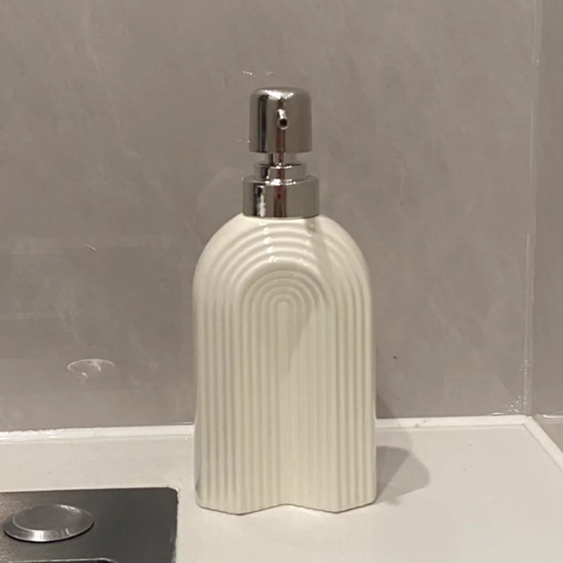 WHYOU-Liquid Soap Dispensers, Lotion Bottle, Emulsion, Latex Hand Wish Bottles, Light Luxury Bathroom Accessories Set