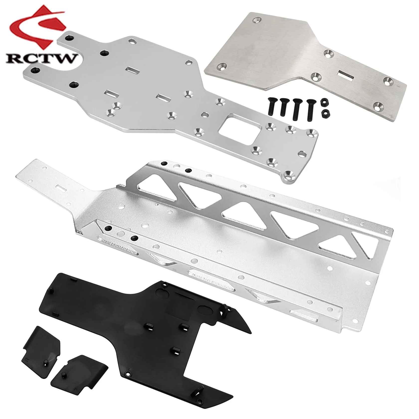 Vordere und Hintere Unterbodenschutzplatte oder Metall-Hauptrahmen-Chassis für 1/5 HPI ROFUN BAHA King Motor ROVAN Baja 5b Ss 5t 5sc RC Auto Teile