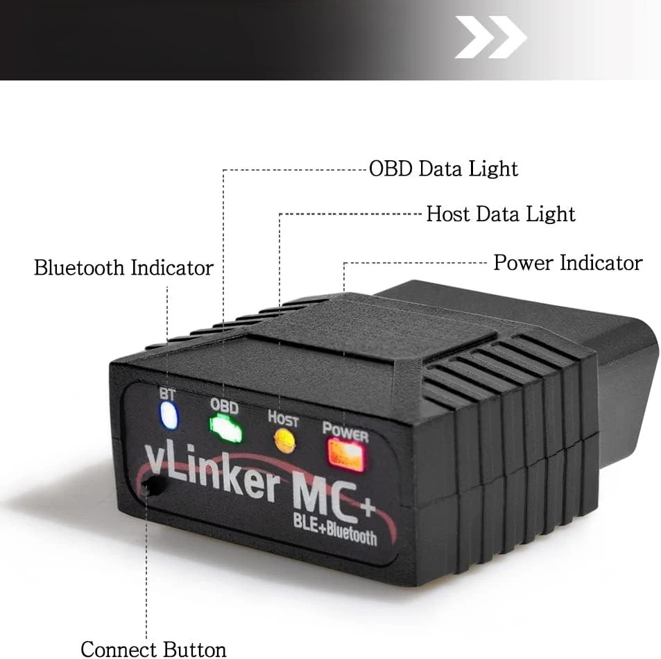 

MC+ Bluetooth OBD2 Car Diagnostic Scan Tool for iOS, Android, Windows