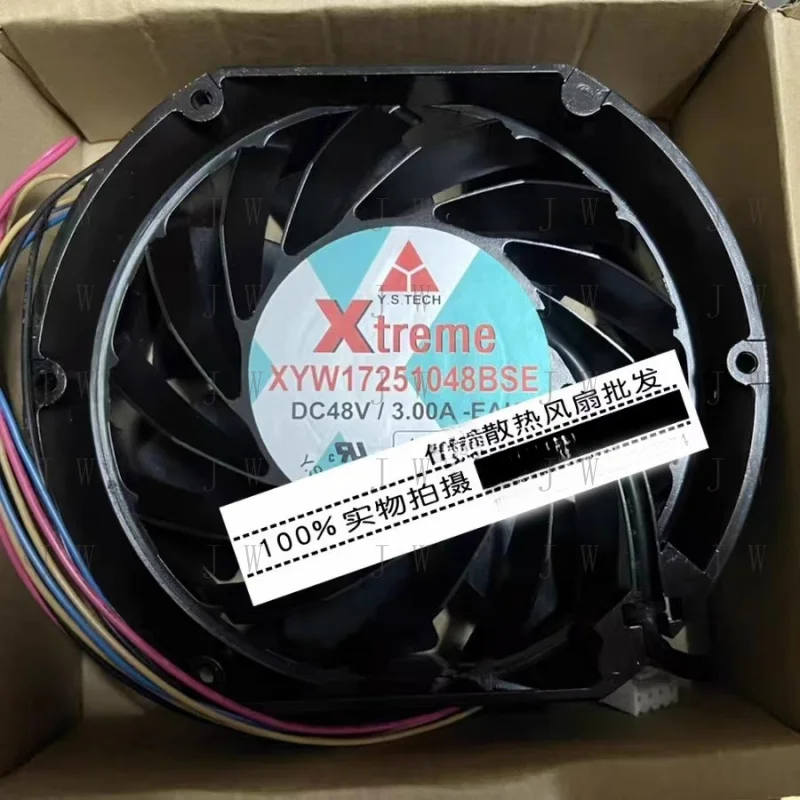 

DDW 1PCS FOR XTREME XYW17251048BSS 48V 3A 17CM 17251 High-Flow Cooling Fan