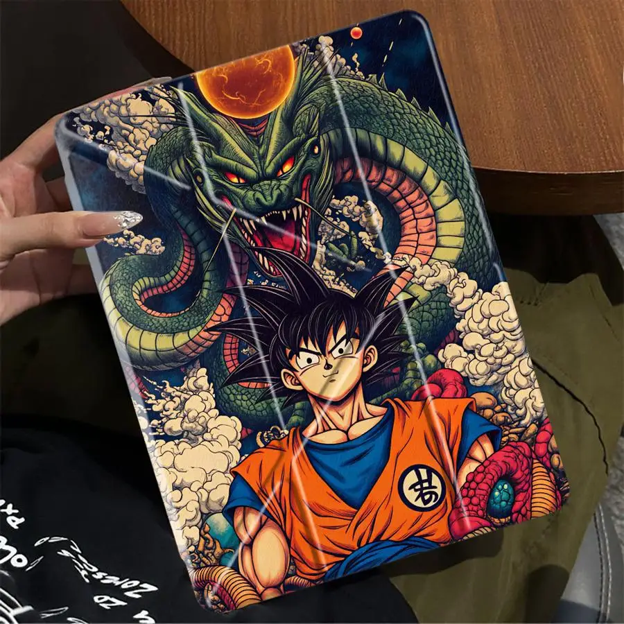 

Dragon Ball Goku Vegeta Tablet Case For iPad Pro 2025 Air 4 5 M3 M2 1 2 M4 11inch Pro 11th 10th 9th 8th 7th 12.9inch Mini 6 7