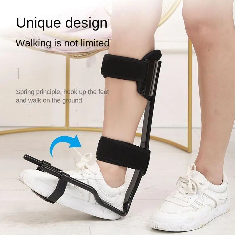 Portable Stroke Hemiplegia Rehabilitation Equipment Ankle Support Foot Sagging Orthosis Foot Supports To Correct Varus Tools New