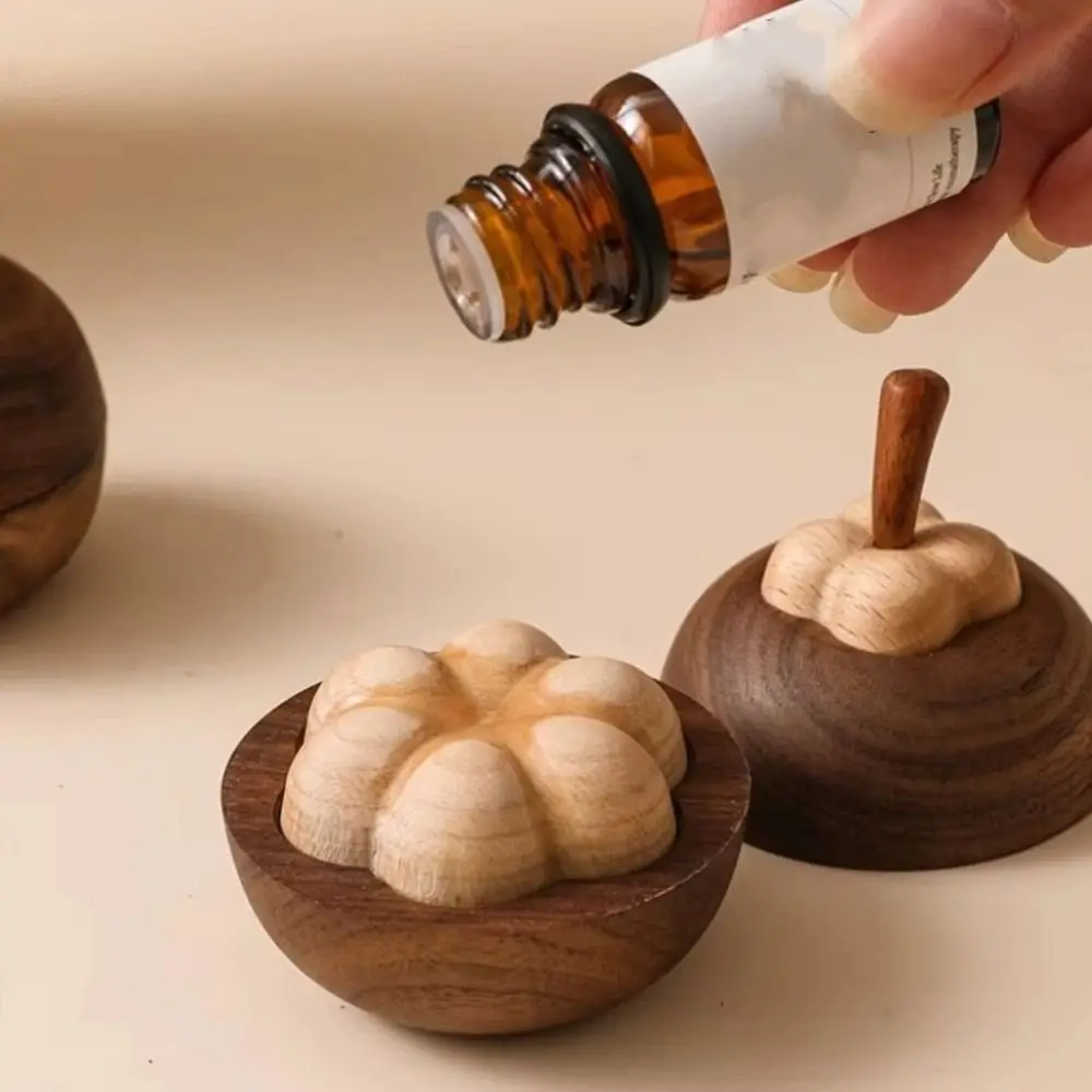 

Portable Wooden Essential Oil Diffuser Solid Wood Wood Fragrance Ornament Mountain Bamboo Shape Exquisite Aroma Diffuser Bedroom