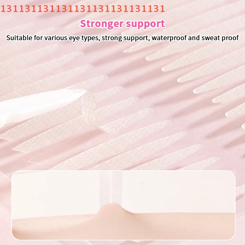 120개입 자연스러운 눈꺼풀 리프팅 테이프, 오래 지속되는 큰 눈 효과, 손잡이 포함 쌍꺼풀 스티커