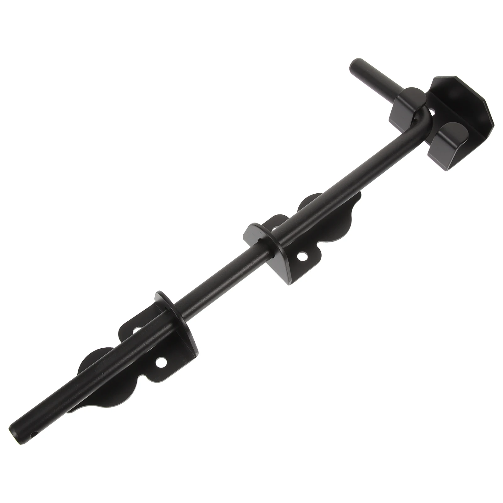 

12 Inch Black Iron F Type Gate Door Latch Cane Bolt Drop Rod Fence Hardware Barn Wood Door Locks Weather Resistant