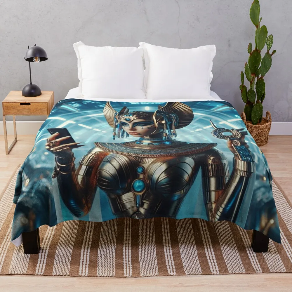 Bastet Throw Blanket Luxury Travel Blankets