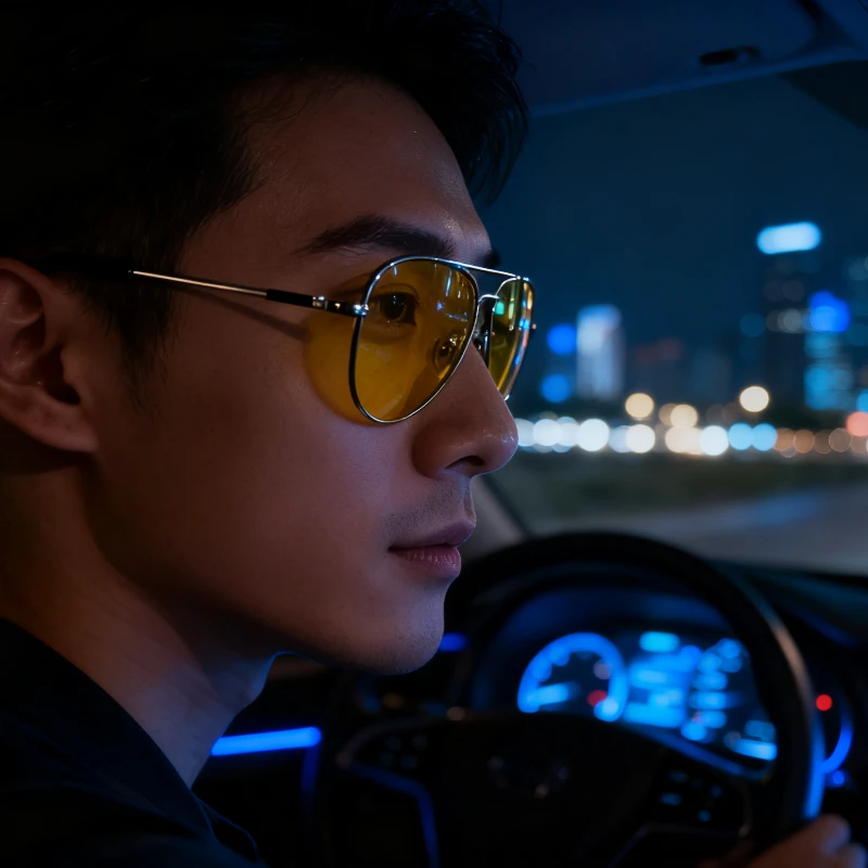 1 قطعة نظارات السائق الأمريكية خمر مكافحة وهج النظارات الشمسية ليلة القيادة ثلاثة أنماط من اكسسوارات السيارات الداخلية الأخرى