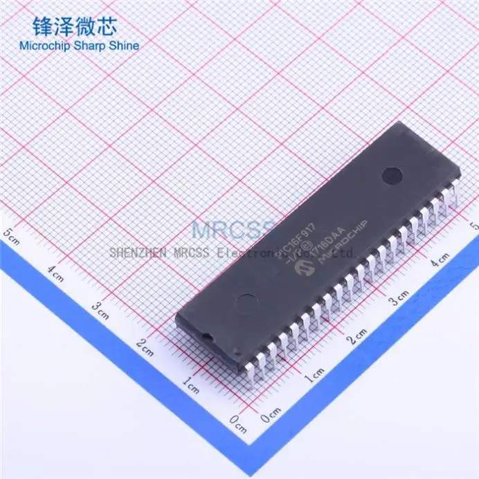 1PCS/LOTE PIC16F917-I/P PIC16F917-I PIC16F917 DIP-40 100% New and original