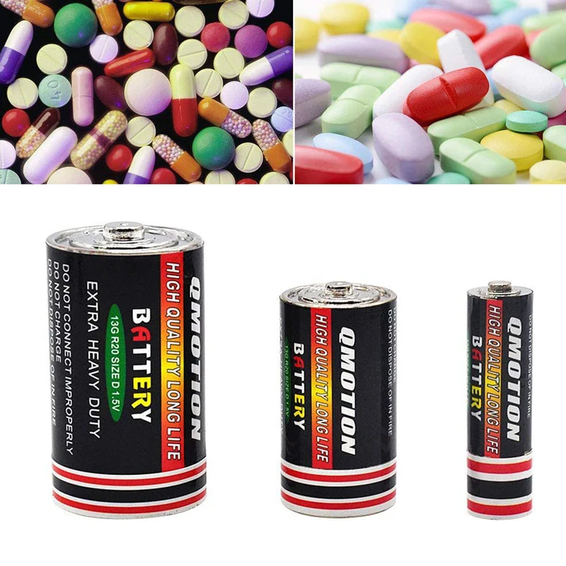 Battery Diversion Safe Hidden Secret Compartment Stash Case Discreet to Hide and Store Money, Bill or Other Valuables