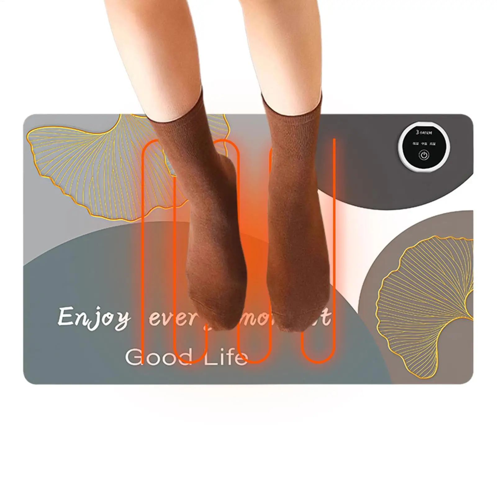 

Электрическая грелка для ног, электрическая грелка, 3 настройки температуры, автоматическое отключение, грелка для ног для холодной погоды, домашнего обучения, подвала