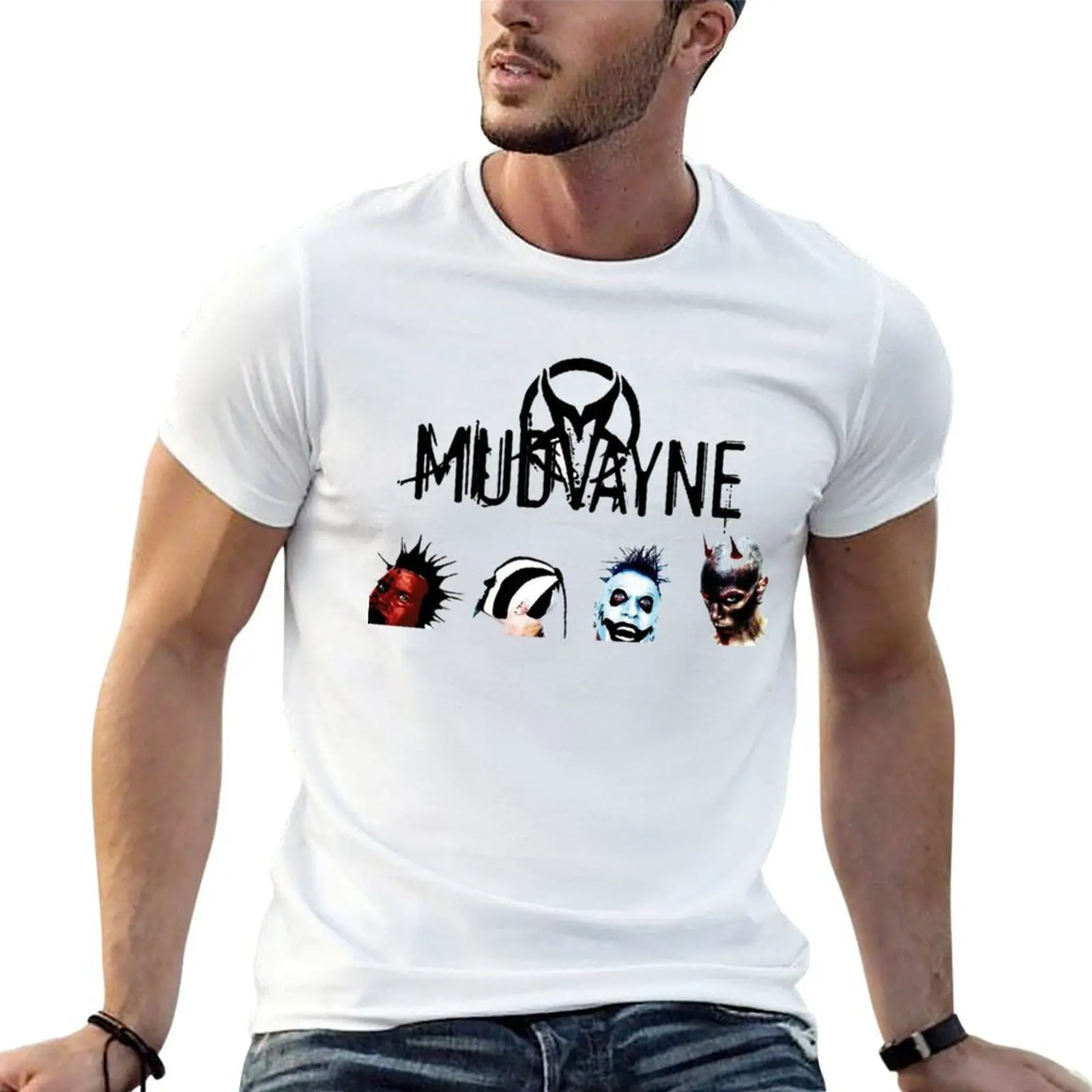 

mudvayne stuff T-Shirt t shirt man plain cotton t shirt man T-Shirt